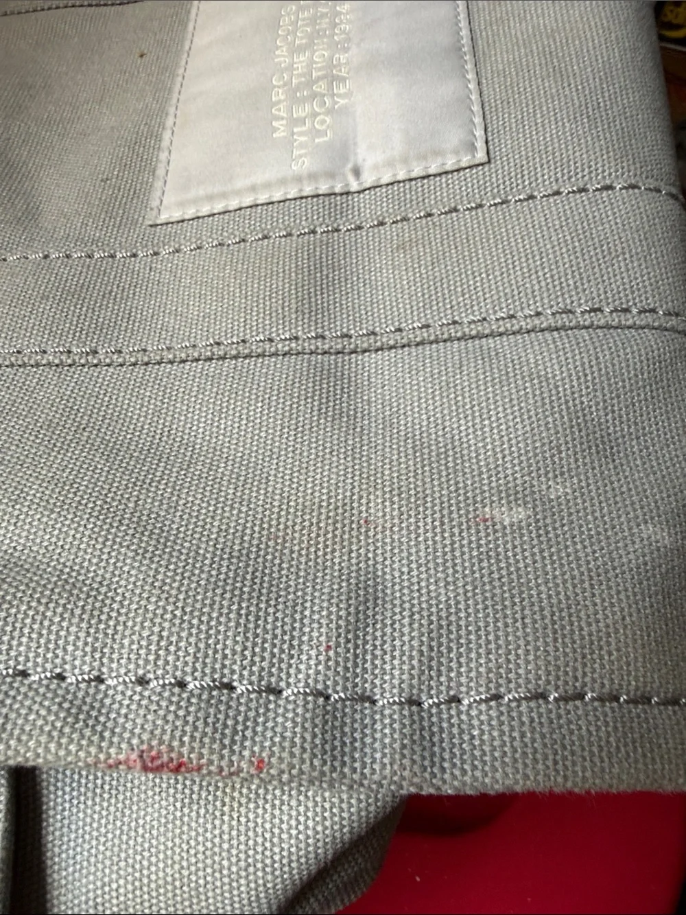 Marc Jacobs  Gray Canvas Tote used